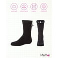 thumbnail image 6 of MeMoi  Black Tie Affair Cotton Blend Crew Socks - Girls - Female, 10, Black, 6 of 7
