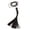 A, variant on Retro Styles Black Resin Bead Necklace Featuring Adjustable String And Graceful Fringe For Everyday Use