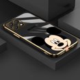 thumbnail image 1 of [Regalo Gratis] Honor X8a X7a Lujo Linda Carcasa De Mickey Mouse Bordes Cuadrados Revestimiento De TPU Funda Blanda Gao Jiahui unisex, 1 of 2