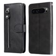 thumbnail image 1 of Estuche de Cuero PU con Cierre para Google Pixel 9 PRO 5G , Funda Protectora con Billetera y Correa, 1 of 6