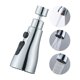 thumbnail image 2 of Boquilla de grifo giratoria de 360° Ahorro de agua Boquilla de repuesto Tomshoo Silver, 2 of 7