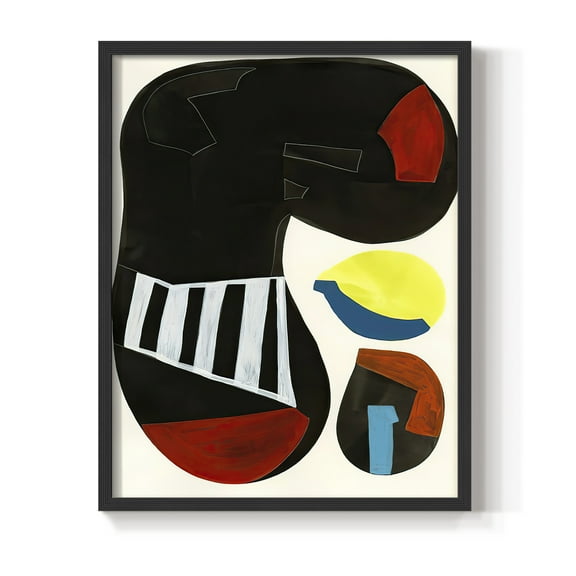 Barcelona I in Paper Solid Wood 8 x 10 Framed Print