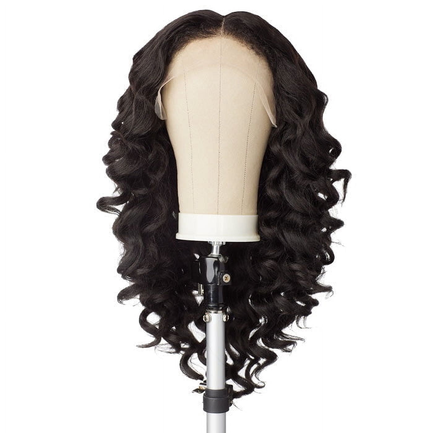 Sensationnel Glueless Lace Wig Y-Part Kinky Wand Curl 20” Lace Wigs / Color: F1B/30