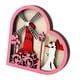 thumbnail image 5 of Decoración de escritorio con forma de corazón de madera para San Valentín o boda. Estilo A, 5 of 9