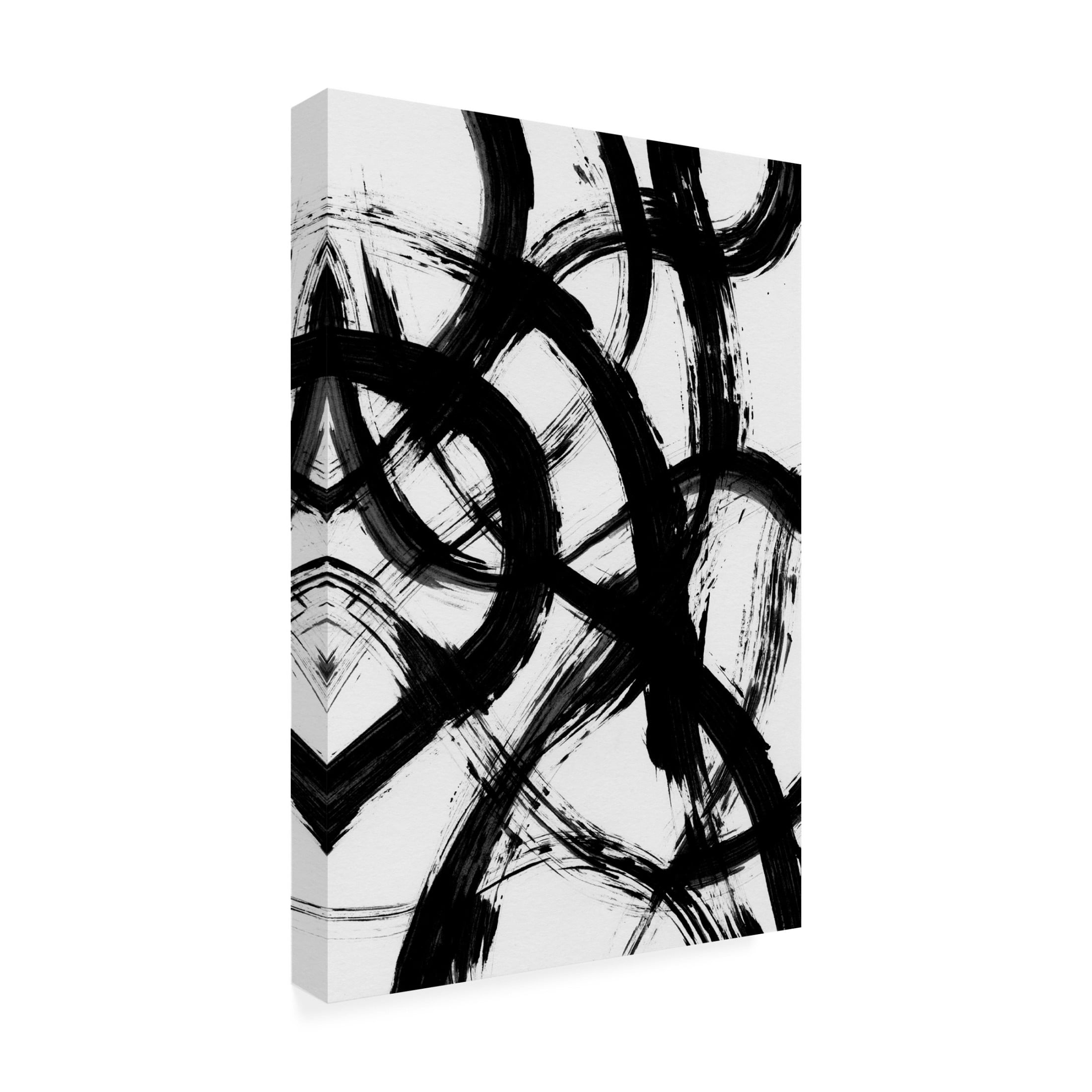 Trademark Fine Art Mareike Bohmer  Abstract Brush Strokes 98X Canvas Wall Art