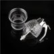 thumbnail image 4 of Injueey Dispensador de jarabe de miel Premium acrílico tarro de olla 1 taza soporte de gatillo de colmena de abeja de vidrio Cocina y Comedor, 4 of 6