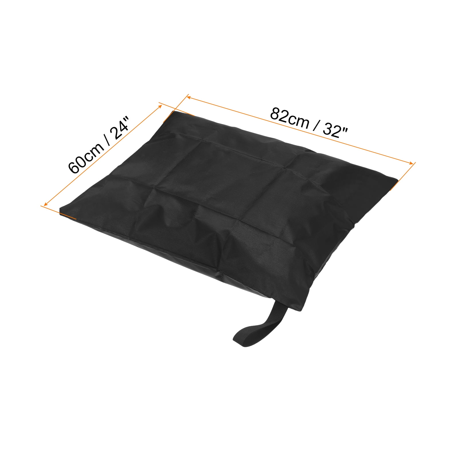 Unique Bargains Wet Dry Bags with Handle Zippered Pockets Black 32 x 24 Inch