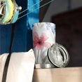 thumbnail image 3 of 20 Oz Watercolor Floral Pattern Coffee Tumbler Double Wall Insulated Stainless Steel Water Bottle | Metal Reusable Thermoses Flask with Cup Cap | Leak & Sweat Proof with Anti-Dust Lid, 3 of 7