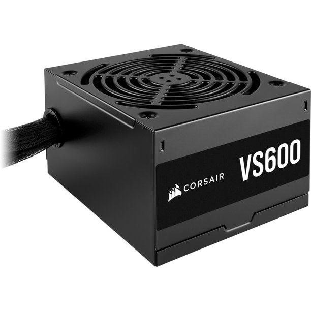 Corsair VS Series VS600, 600 Watt 80 PLUS Certified NonModular ATX PSU