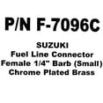 thumbnail image 4 of Whitecap Boat Fuel Line Connector F-7096C | Suzuki Brass 1/4 Inch, 4 of 4