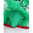thumbnail image 6 of Miaeowve Girls Christmas Elf Costume Mesh Tutu Dance Leotard Dress Xmas Party Performance Outfits Green 5, 6 of 7