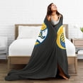 thumbnail image 5 of Coker University Logo Fleece Blanket, Very Soft Microfiber Flannel Blanket for Couch Warm and Cozy for All Seasons, 5 of 6