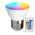 thumbnail image 2 of Skksst RGB LED Light Bulb Remote Control RGBW Color Changing Lamp Dimmable Light Bulb, E26/E27, 2 of 7
