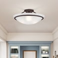 thumbnail image 4 of Livex Lighting - Newburgh - 3 Light Semi-Flush Mount In Transitional Style-7, 4 of 13