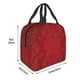 thumbnail image 3 of Easygdp Vintage Burgundy Bolsa Térmica Premium - Tela Oxford Impermeable, Gran Capacidad, Bolsillo Frontal, Unisex para Trabajo, Escuela, Actividades al Aire Libre y Picnics, 3 of 8