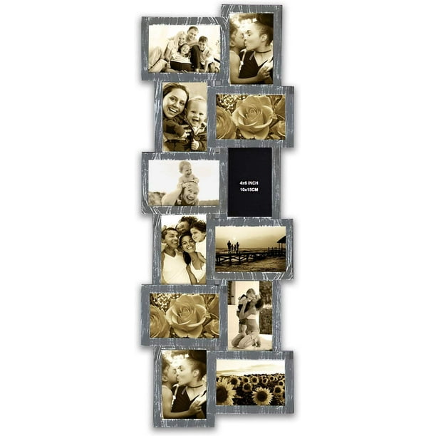 Photo Frame Picture Frame Long Fall Shape Black Gallery Collection 32