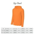 thumbnail image 2 of Zfeel High Visibility Pullover Work Hoodie for Men, &nbsp;Long Sleeve Neon Orange Dry Fit Workwear, L, 2 of 4