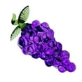 thumbnail image 4 of GUOOL Glass Fruit Decor Paperweight Art Crystal Statue for Bookshelf Home Tabletop Grapes, 4 of 9