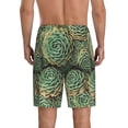 thumbnail image 3 of Fotbe Succulents Pajama Shorts for Men, Men's Pajama Bottoms, Sleepwear,Short Pajama Pants-3X-Large, 3 of 9