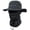 Black, variant on Boonie Hat Balaclava Full Face Mask Set Wide Brim Fishing Hat Sun Protection Fishing Cap for Men Women Fishing Hiking Camping (ACU)