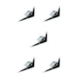 thumbnail image 1 of Transemion Car Sticker Emblem Easy Installation And Cool Style Easy To Install Zinc Alloy Accessories For Car V8 Badge Decal V8：Silver 5Set, 1 of 6