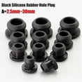 thumbnail image 1 of Silicone Rubber Snap-on Hole Plug 2.5mm~30mm Black Blanking End Caps Tube Pipe, 1 of 5