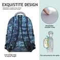 thumbnail image 4 of Scientific Knowledge Chemistry Students Backpack Science Classroom Educational Wall School Bag with Biology Astronomy Experiment Design, Lightweight and Wear-Resistant, 4 of 5