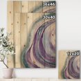 thumbnail image 3 of Designart 'Watercolor Geode II' Modern & Contemporary Print on Natural Pine Wood, 3 of 3