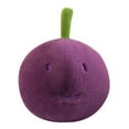 thumbnail image 4 of Peluche de fruta, uva de peluche, cojín coleccionable cómodo para sofá. 45 centímetros, 4 of 9