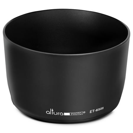 Canon Et 65b Lens Hood ET-65III Dedicated Altura Photo Lens Hood for Canon Lenses (Canon ET-65III Replacement) ()