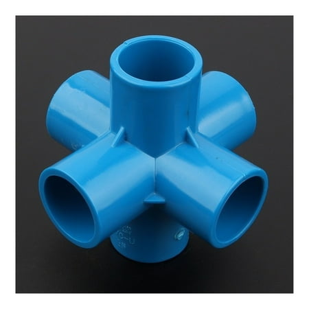 

12/24/48pcs 25mm PVC Joints 6ways Stereo Greenhouse Irrigation System Pipe Fittings Aquarium Tank Tube Adapter Garden Water Connectors -------- Leak Free Connections