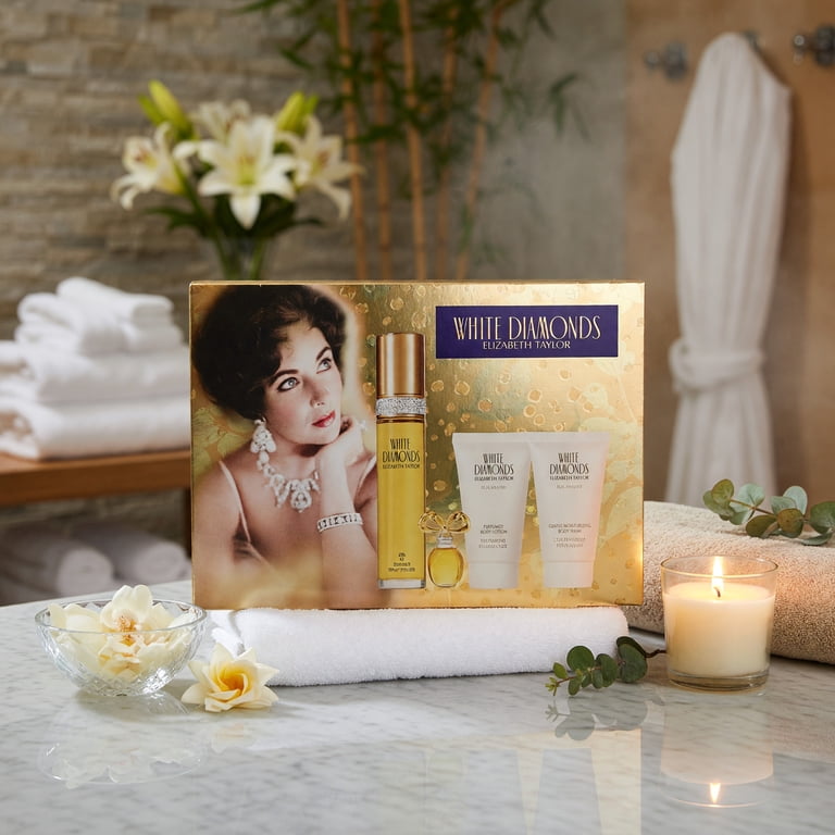 Elizabeth Taylor White Diamonds Gift Set, Eau De Toilette, Body