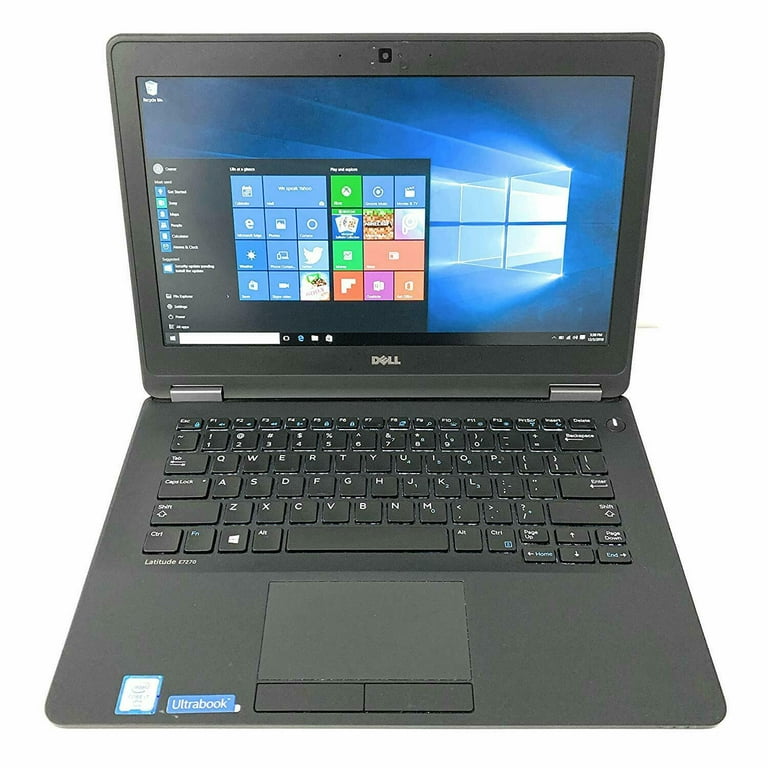 Pre-Owned Dell Latitude E7270 12.5-Inch Laptop Computer Ultrabook - Intel Core i5-6300U 2.6GHz Processor, 8GB RAM, 256GB SSD, Wi-Fi, Windows 10 Pro Pre-Owned Dell Latitude E7270 12.5-Inch Laptop Computer Ultrabook - Intel Core i5-6300U 2.6GHz Processor, 8GB RAM, 256GB SSD, Wi-Fi, Windows 10 Pro
