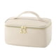 thumbnail image 1 of Estuche de viaje para cosméticos, bolsa de maquillaje de gran capacidad con divisor extraíble, bolsa de aseo impermeable con asa superior, organizador de cosméticos para el hogar de vacaciones., 1 of 8