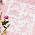 thumbnail image 4 of 1Pc Little Peepers Painting Stencil Template 11.8x11.8inch for Painting on Wood Fabric Walls, 4 of 9
