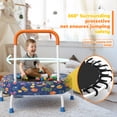 thumbnail image 2 of Leumius 28inch Mini Trampoline with Handle for Kids,Indoor Outdoor Small Rebounder Trampoline for Boys and Girls,, 2 of 6