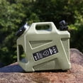 thumbnail image 3 of Yucurem 3.2 Gallon Camping Water Jug, Portable Water Containers with Spigot, Leak-Proof Emergency Water Storage for Outdoor Camping Hiking (Green), 3 of 8