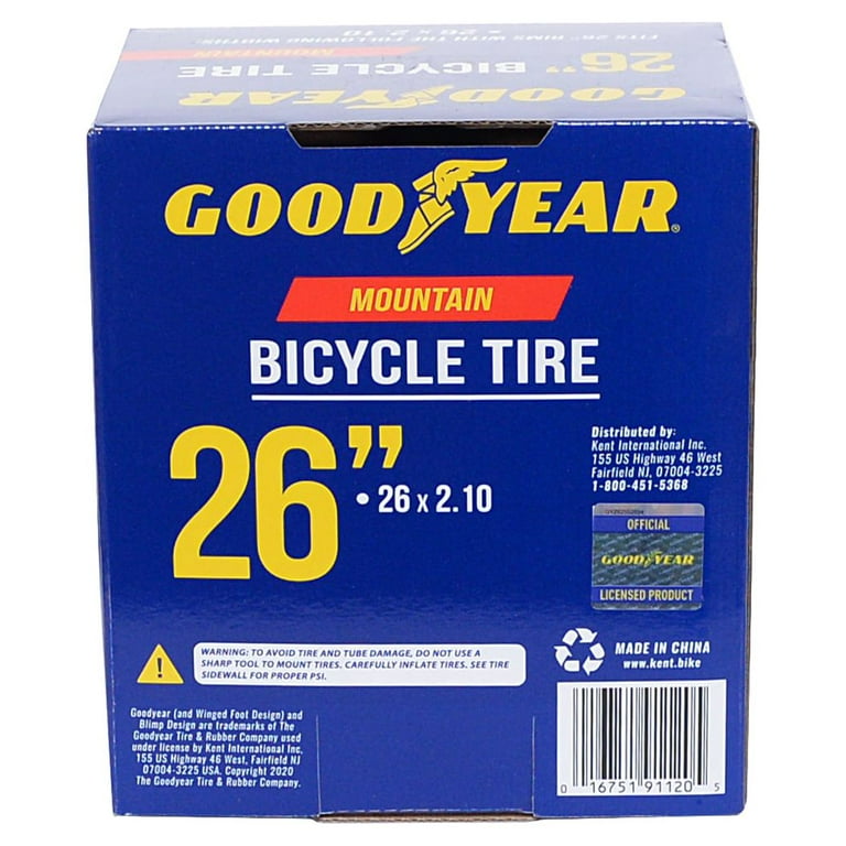 Goodyear Tires 26 x 2.1 Folding Mountain Bike Tire Black Walmart