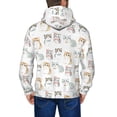 thumbnail image 5 of Zip Up Hoodies for Men - Classic Painted Cute Cartoon Cat Long Sleeve Comfrt Men'S Fashion Hoodies & Sweatshirts, Jackets for Men Hoodies Pullover Clothing Clothes with Pouch, 5 of 5