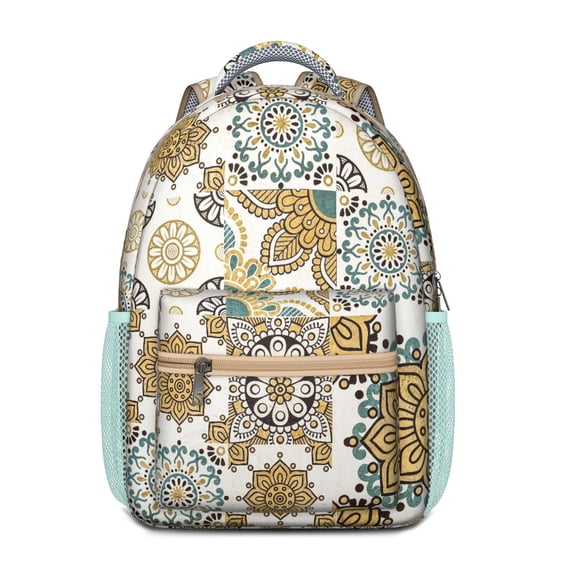 Hippie Inspired Waterproof Backpack - Stylish & Lightweight with Organized Storage for Daily Use