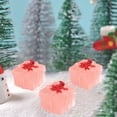 thumbnail image 5 of 12-Pack Luminous Mini Gift Box Ornaments, Transparent Plastic DIY Decor for Christmas Tree, Small Decorative Accessories for Holiday Displays(Pink), 5 of 6
