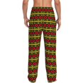thumbnail image 3 of Uemuo Classic Color Music Pattern Men's Wide Leg Palazzo Lounge Pants with Pockets Light Weight Loose Comfy Casual Pajama Pants-Medium, 3 of 9