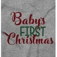 thumbnail image 2 of Cute Baby First Christmas Celebration Romper Boys or Girls Infant Baby Brisco Brands 12M, 2 of 6