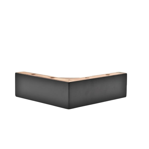 Wood Sofa Legs 7 inch L Shape Furniture Feet ( Set of 4 )