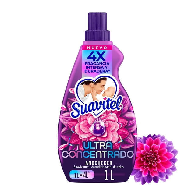 Suavizante de Telas Suavitel Ultraconcentrado Anochecer 1 L