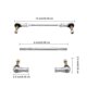 thumbnail image 5 of Tie Rod Assembly 70904 G04 Aluminum High Strength Replacement For EZGO ST350 ST480 ST Sport Golf Cart Models 2002 to UP, 5 of 5