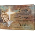 thumbnail image 2 of Christian Serenity Prayer Wall Art Scripture Bible Verse Wall Decor Farmhouse Pray Religious Hand God Canvas Painting Poster Artwork for Living Room Bedroom Bathroom Church 16"x12", 2 of 6