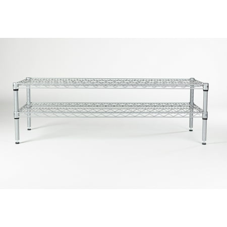 

30 Deep x 42 Wide x 14 High 2 Tier Gray Starter Shelving Unit