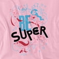 thumbnail image 2 of DC Superhero Girls Be Super Women's T Shirt, Pink, Small, 2 of 6