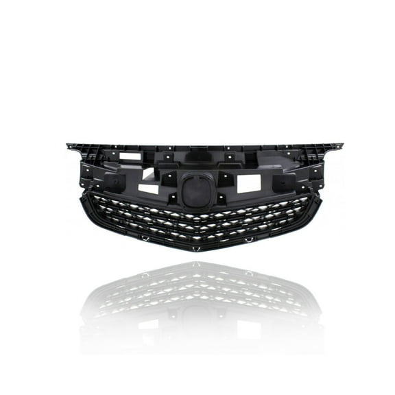 Grille - Compatible/Replacement for '12-14 Acura TL - Main, Black Frame, With Emblem Provision - 75101TK4A11